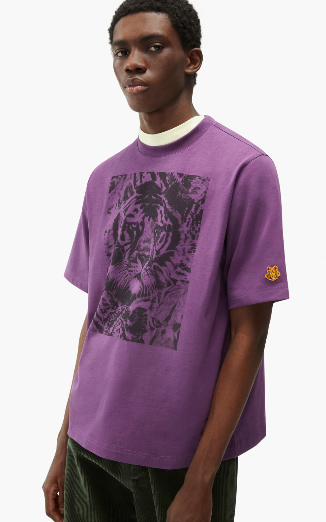 T Shirt Kenzo Wildtigers Homme Noir | UPQA-53290